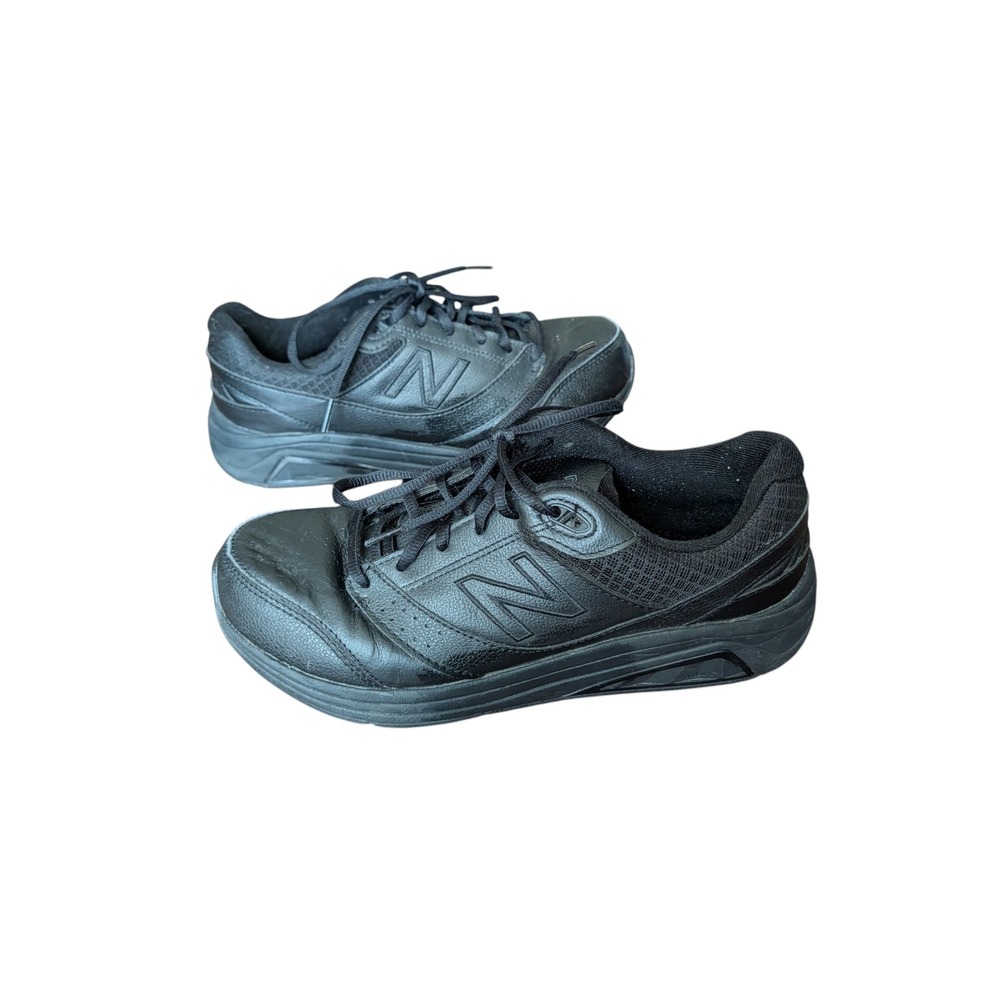 New Balance 928v3 WW928BK3 Black Leather Walking Shoes Womens 9 B Rollbar